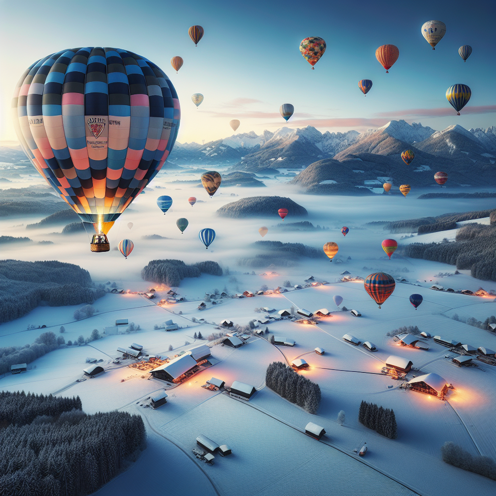 Ballonfahrt Winterzauber Oy Mittelberg in Oy-Mittelberg Bayern ✓