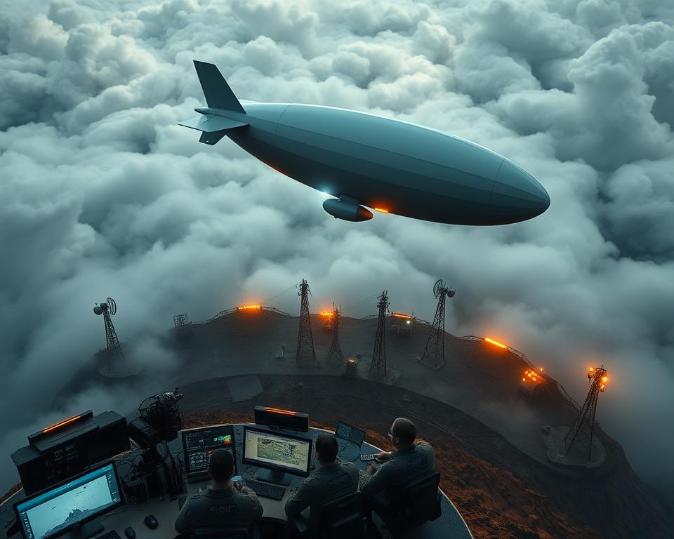 Luftüberwachung Detektivarbeit