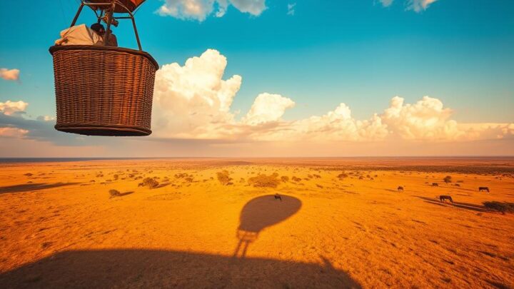 Ihre atemberaubende Ballonfahrt über die Serengeti erleben